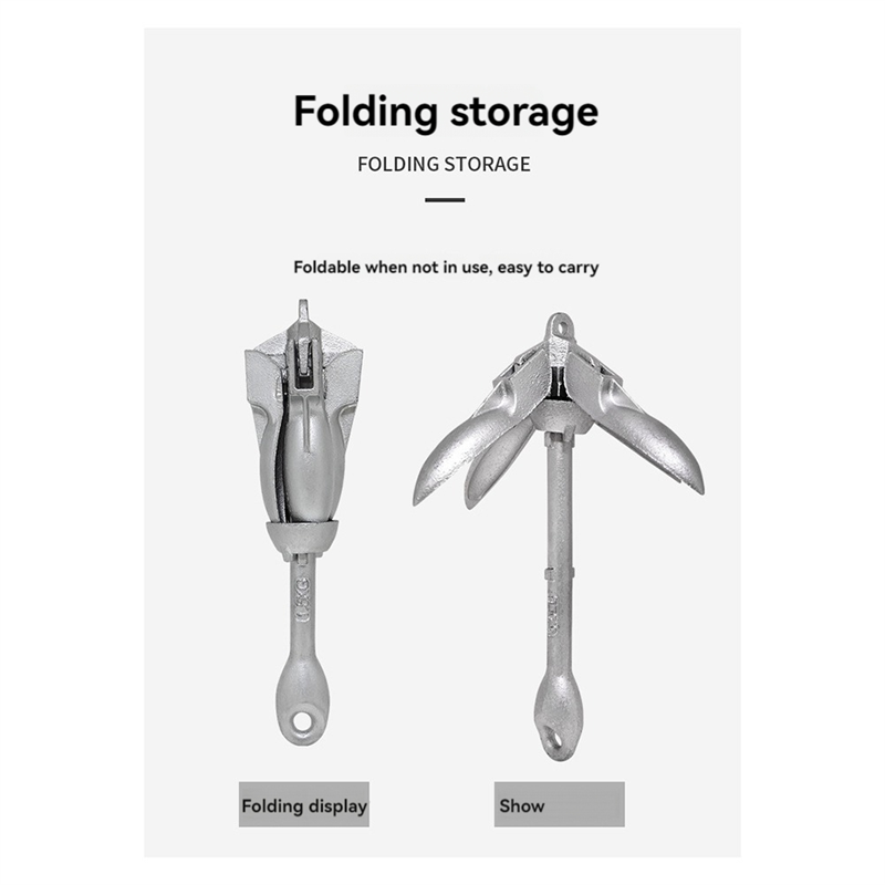 AB56-0.7KG Steel Folding Water - đánh giá và giá Fishing Kayak Anchor