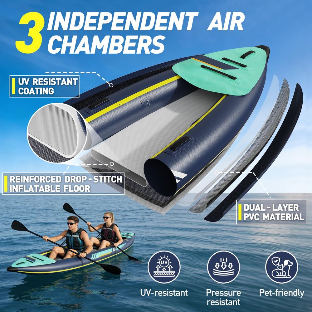 Kayak 1 2 Person for Adults, 1 - đánh giá và giá Fishing Kayak Paddle