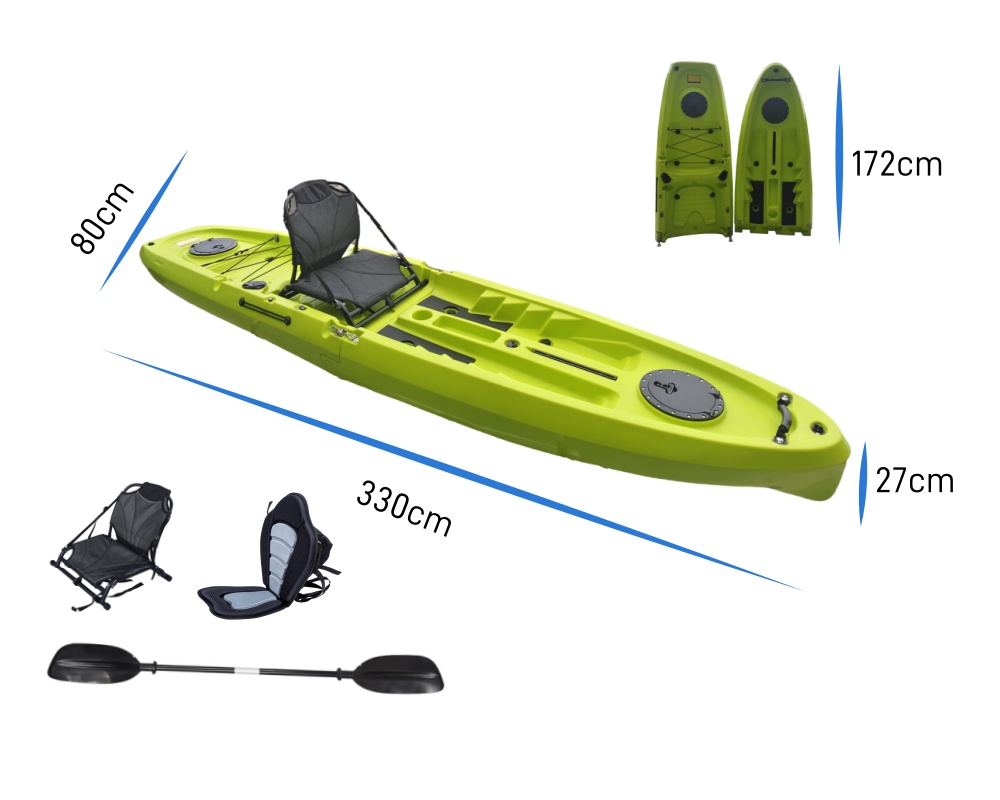 2025 NEW Modular Kayak 11ft Si - đánh giá và giá Fishing Kayak Sit In