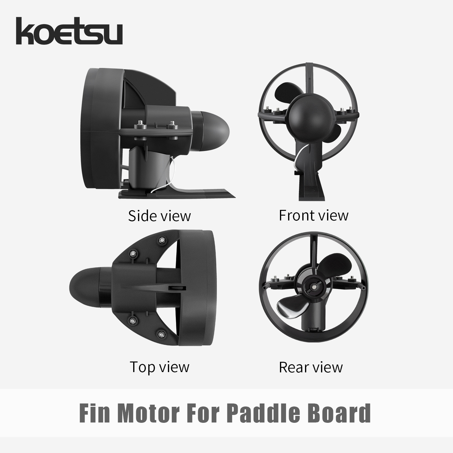 KOETSU paddle board underwater - đánh giá và giá Fishing Kayak Trolling Motor