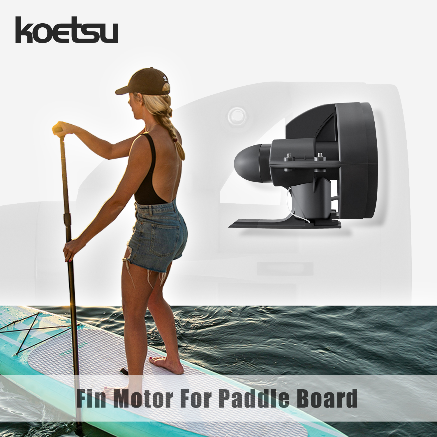 KOETSU paddle board underwater - đánh giá và giá Fishing Kayak Trolling Motor
