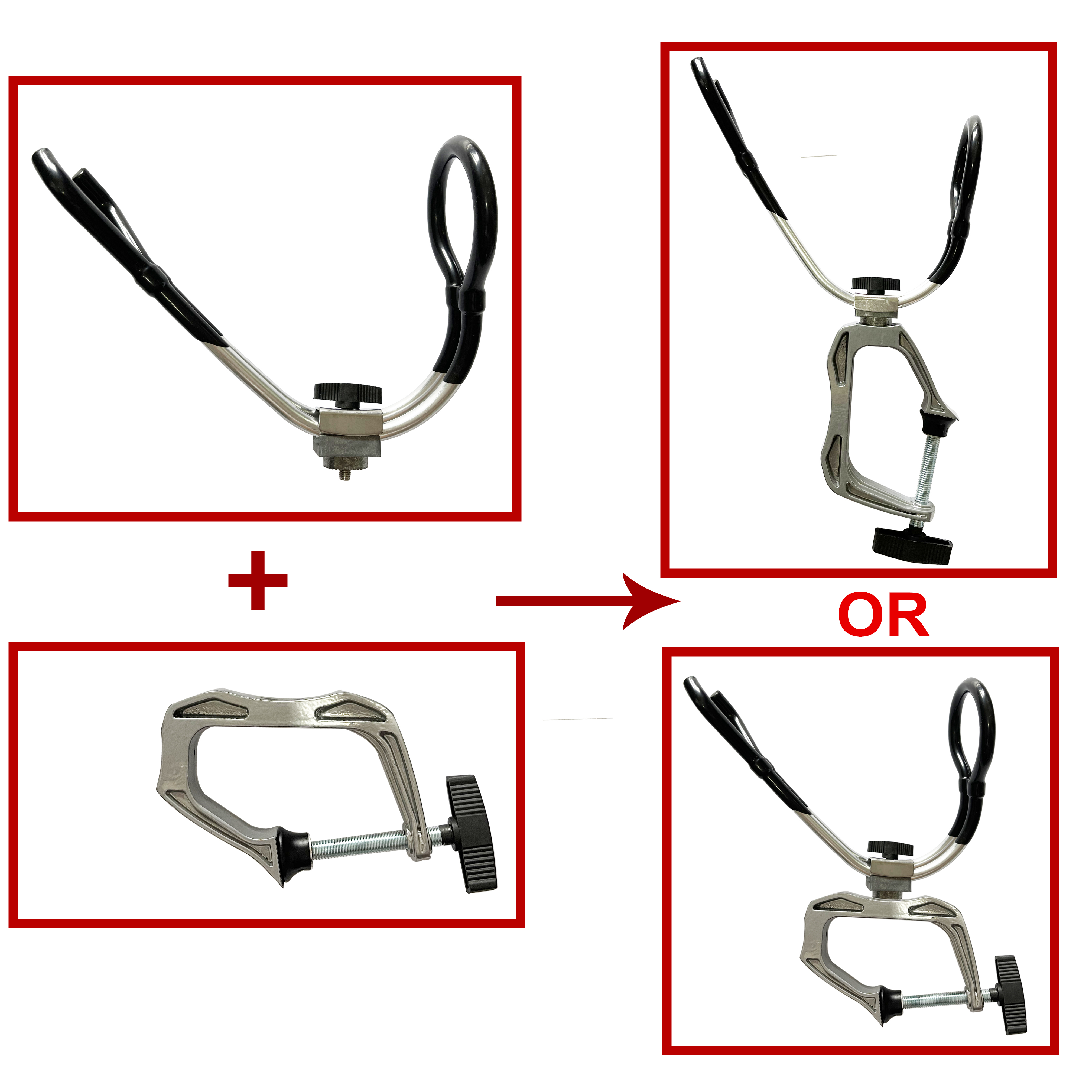 HiUmi High Duty Stainless Stee - đánh giá và giá Fishing Kayak Rod Holder