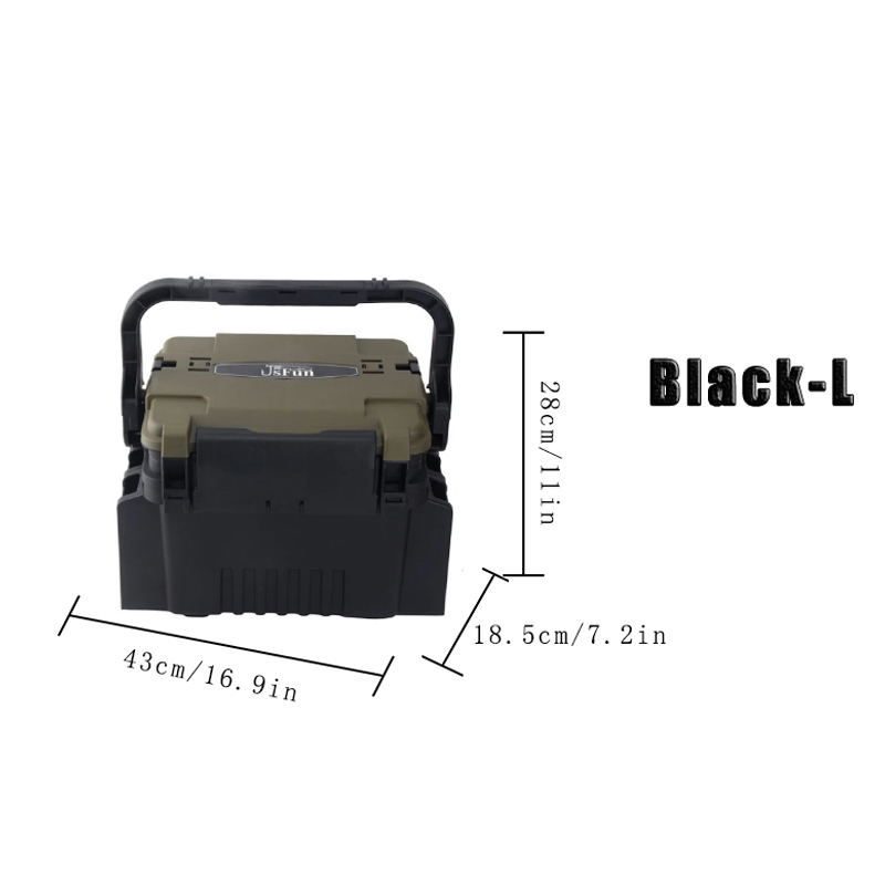 Large Fishing Box Organizer Mu - đánh giá và giá Fishing Kayak Crate