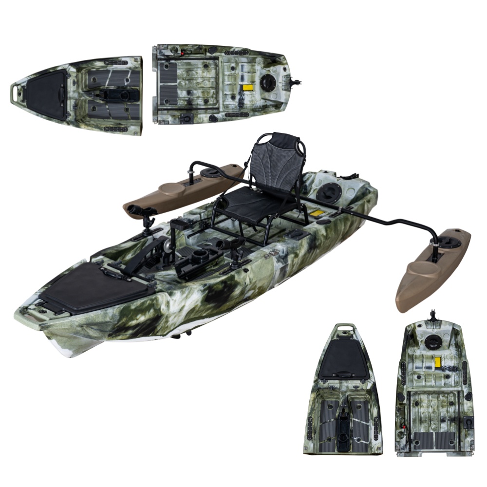 Super Lightweight 10ft Modular - đánh giá và giá Fishing Kayak Pedal Drive
