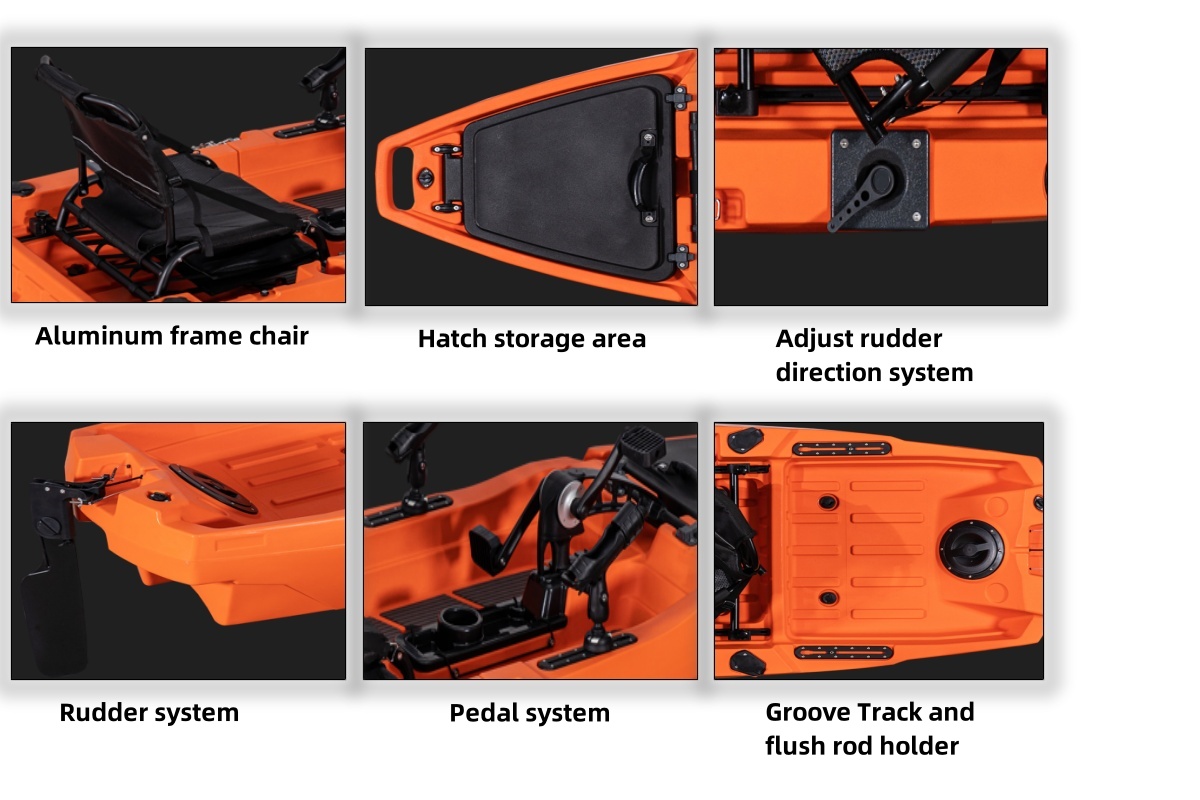 Super Lightweight 10ft Modular - đánh giá và giá Fishing Kayak Pedal Drive