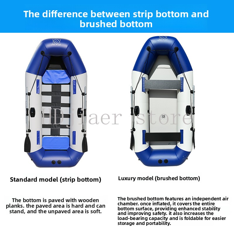 Inflatable Boat with Hard Bott - đánh giá và giá Fishing Kayak Sit On Top